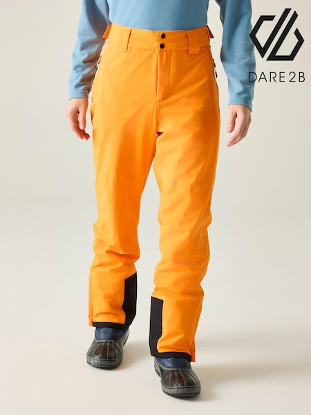 Orange - Regular Dare 2b Achieve Iii Insulated Salopette Trousers