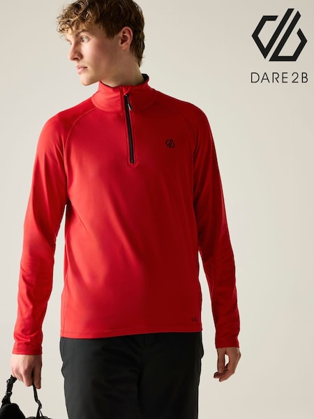 Red - Regular Dare 2b Fuse Up Ii Core Stretch Midlayer Fleece