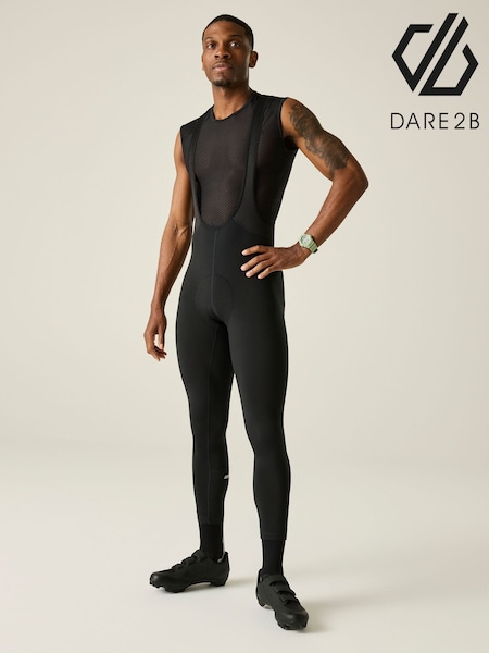 Negru - Regular Dare 2b Ultra Bibbed Cycle Tights