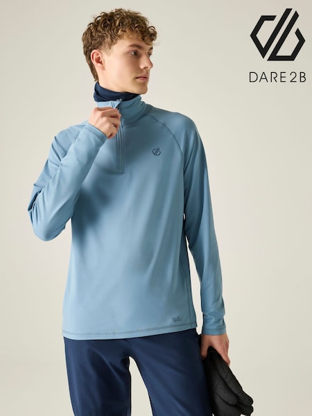 Albastru - Regular Dare 2b Fuse Up Ii Core Stretch Midlayer Fleece