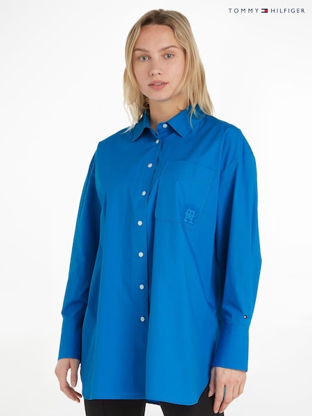 Tommy Hilfiger Blue Organic Cotton Loose Fit Shirt (127865) | €49