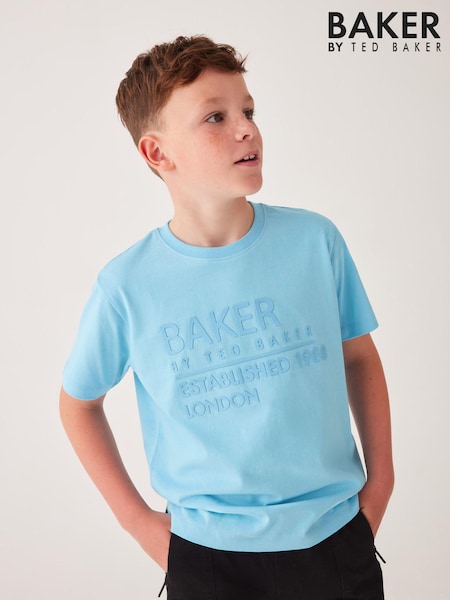 Baker by Ted Baker Blue 100% Cotton T-Shirt (127912) | € 12 - € 17