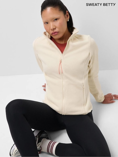 Nude - Sweaty Betty Evergreen Zip Up Fleece