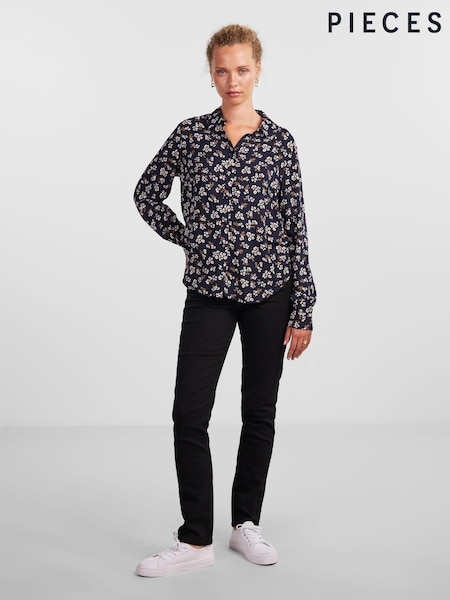 PIECES Ditsy Floral Printed Shirt (128637) | 114 LEI