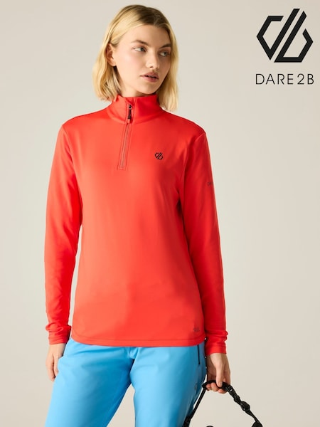 Orange - Dare 2b Lowline Ii Stretch Midlayer Fleece