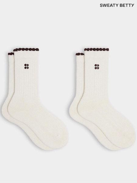 Brown - Sweaty Betty Thermal Lifestyle Socks 2 Pack