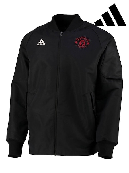 adidas Dark Black Manchester United Travel Jacket (129102) | LEI 751