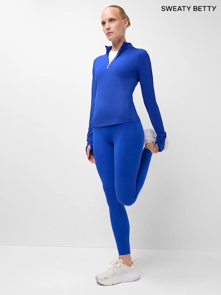 Blue - Sweaty Betty Runners High Tights
