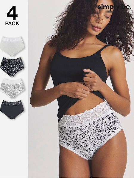 Animal - Simply Be Pretty Secrets Full Briefs 4 Pack