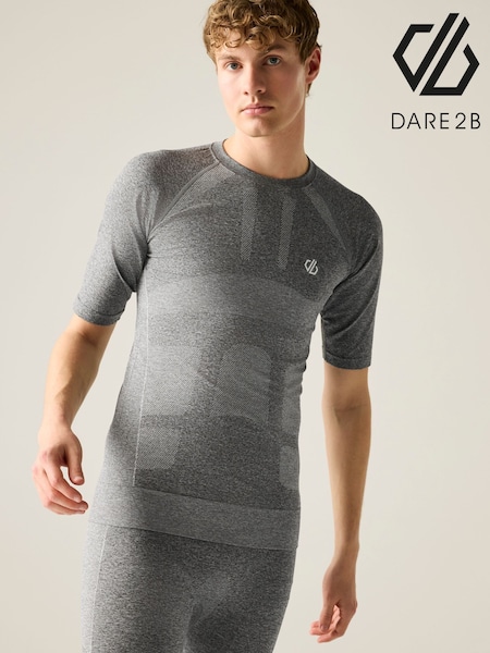 Сұр - Regular Dare 2b In The Zone Ii Short Sleeve Tee Base Layer