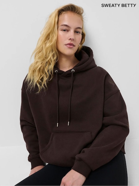 Brown - Sweaty Betty Premium Brushed Classic Hoodie