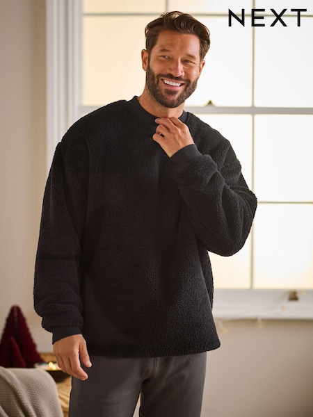 Black Fleece Borg Crew Neck Sweatshirt (129746) | €27