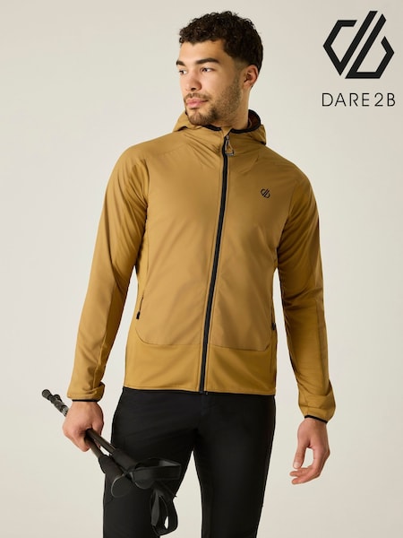 Brown - Regular Dare 2b Endurance Stretch Midlayer Fleece
