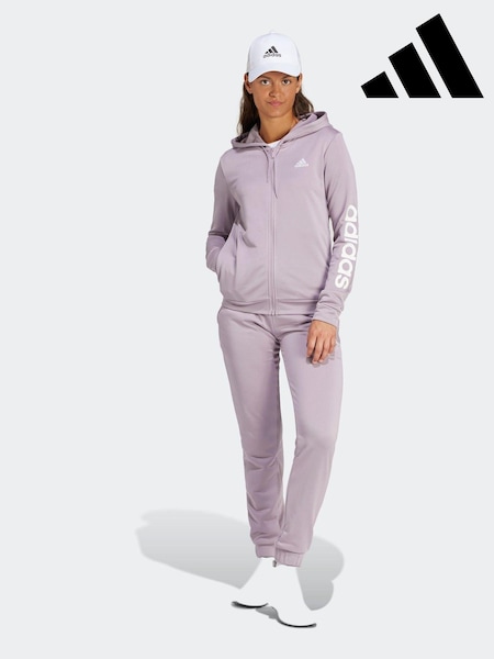 adidas Purple Sportswear Linear Tracksuit (129967) | €51
