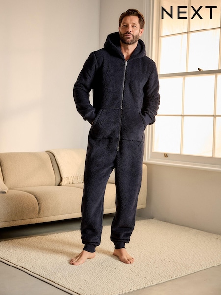 Navy Blue Fleece All-In-One (130148) | €22