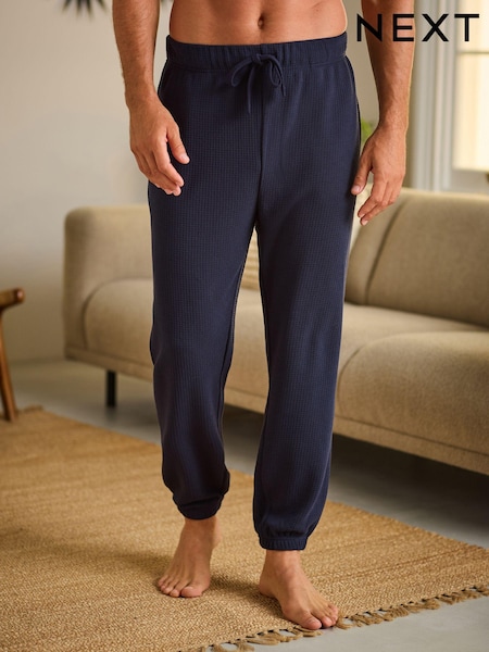 Navy Blue Waffle Pyjama Bottoms (130252) | €21