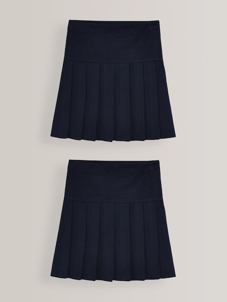 Темно-синий - Pleated School Skirts 2 Pack (3-16yrs) (130307) | 494 грн - 906 грн