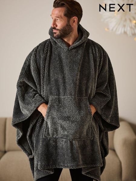 Grey Oversized Supersoft Hoodie (130398) | AED70