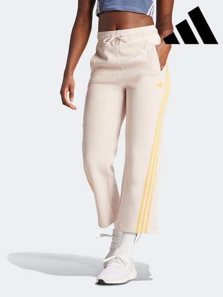 adidas Natural Sportswear Future Icons 3-Stripes Open Hem Joggers (130723) | €30