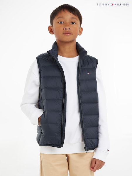 Tommy Hilfiger Blue Unisex Kids Essential Lightweight Down Gilet (131176) | AED247 - AED320