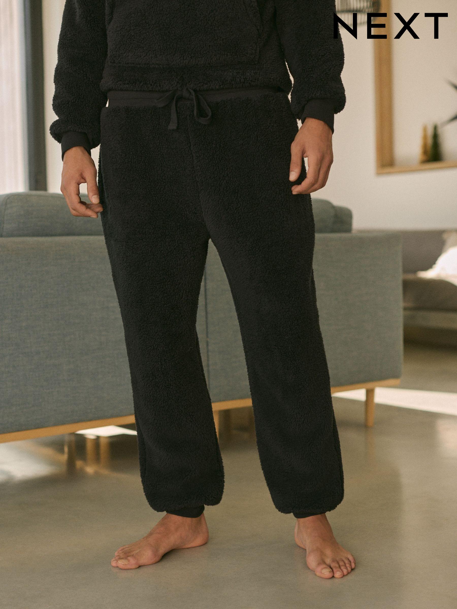 Mens black joggers sale discount