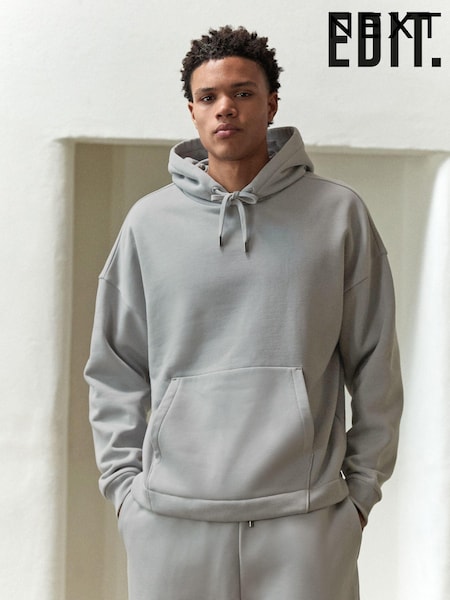 Grey EDIT Heavyweight Hoodie (131462) | AED70