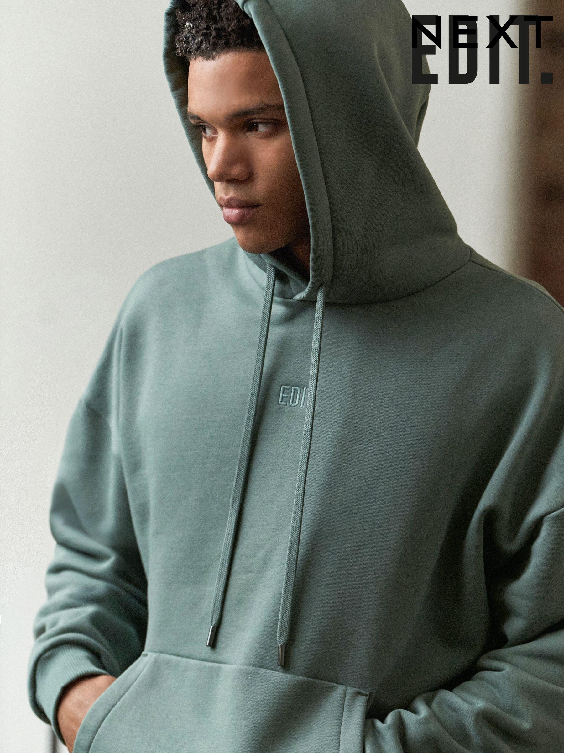 Men s Green Hoodies Dark Green Khaki Sweatshirts Next