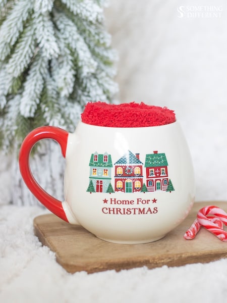 Something Different Home For Christmas Mug And Socks Set