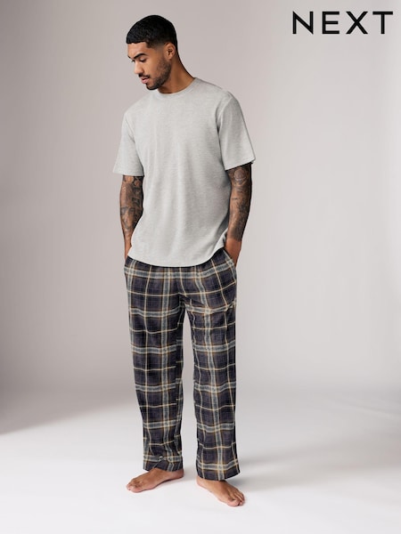 Cosy Textured Short Sleeve Pyjamas Set (131716) | ‏85 د.إ.‏