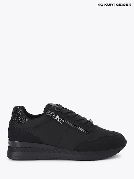 Black - Kg Kurt Geiger Lina Embellished Trainers