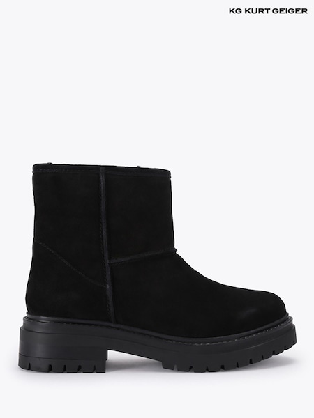 Black - Kg Kurt Geiger Snow Suede Boots