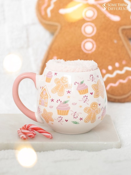 Something Different Sugarplum Bakery Print Mug And Socks Set