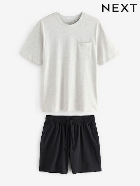 kameno siva Neutral - Jersey Pyjamas Shorts Set (132046) | € 13