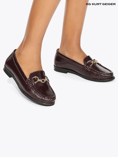 Rød - Kg Kurt Geiger Marnie Loafer Shoes