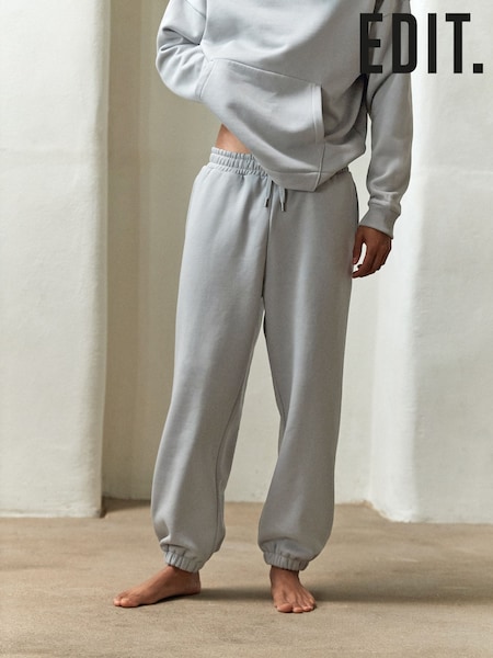 Grey Cuffed EDIT Joggers (132352) | AED61