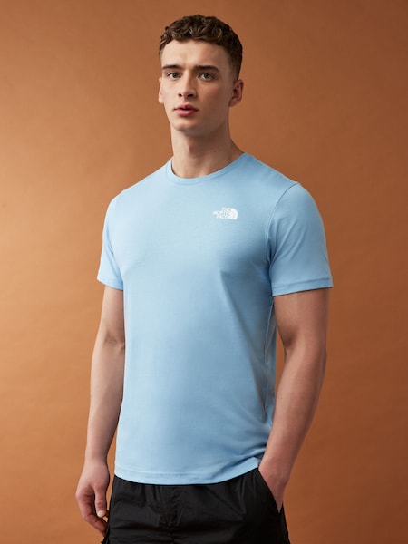 Albastru - Tricou The North Face Bărbați Redbox cu mânecă scurtă din bumbac 100% (132773) | 116 LEI