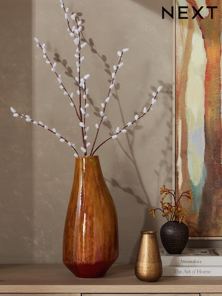 Set of 2 White Artificial Pussywillow Stems (132902) | €21