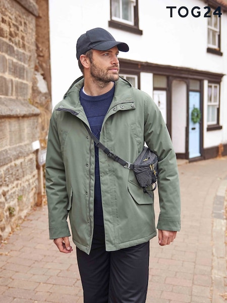 Grön - Regular Tog 24 Dunnigan Lightweight Padded Waterproof Jacket