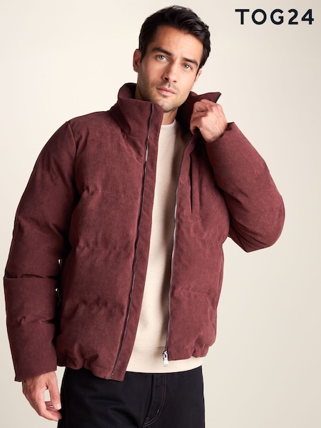 Brūna krāsa - Regular Tog 24 Buckley Corduroy Padded Coat
