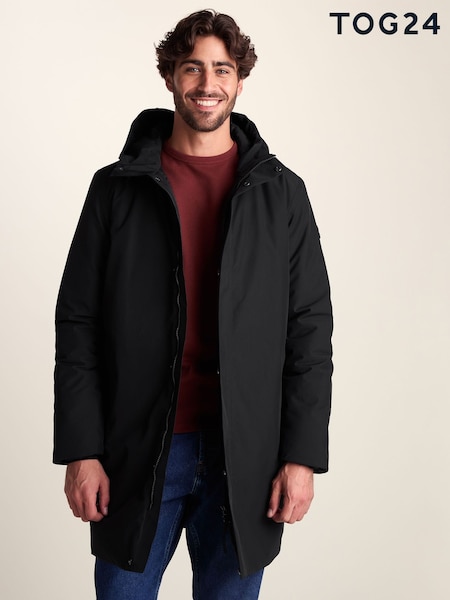 Black - Regular Tog 24 Harris Waterproof Insulated Parka Jacket