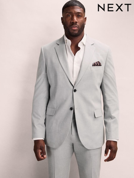 Svetlo siva - Standardni kroj - Muscle Fit Motionflex Stretch Suit Jacket (133629) | € 95