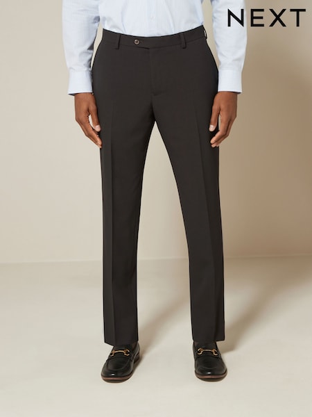 Brown Slim Fit Motionflex Stretch Suit Trousers (133914) | 198 QAR