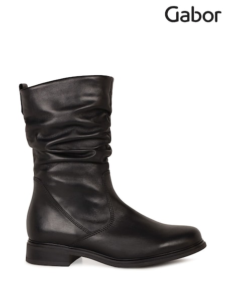 أسود - Gabor Hodie Mid Calf Boots