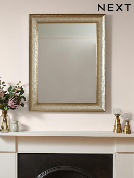 Gold Rectangular Wall Mirror (135826) | €106