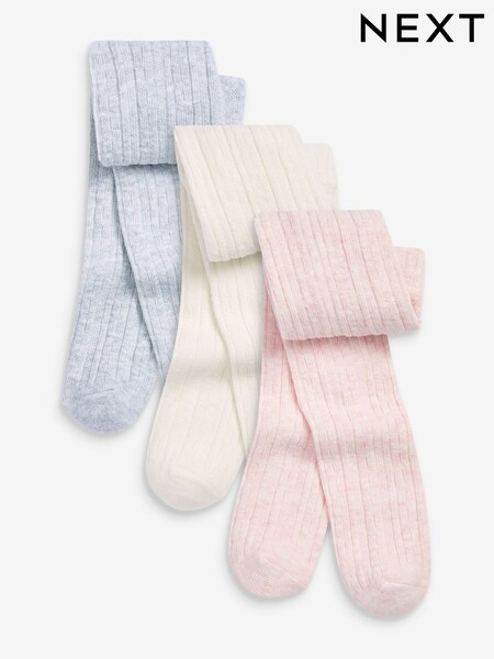 rožnata/siva - 3 Pack Baby Tights (0mths-2yrs) (136510) | € 11