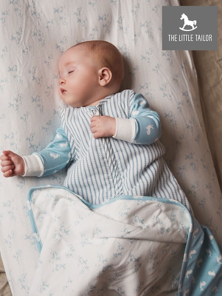 The Little Tailor Baby Soft Jersey 100% Cotton Bunny Print Blanket (136669) | 24 €