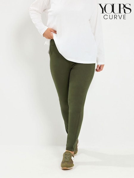 Green - Yours Curve Grace Jeggings