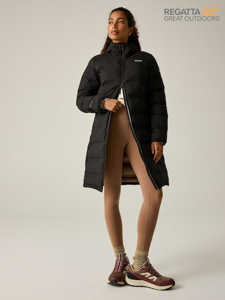 Black - Regatta Altro Thermal Longline Quilted Jacket