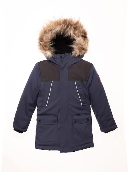 Perry Ellis America Navy Blue Woven Parka (137367) | €54 - €60