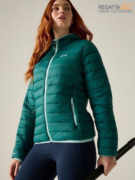 Green - Regatta Hood Marizion Quilted Jacket